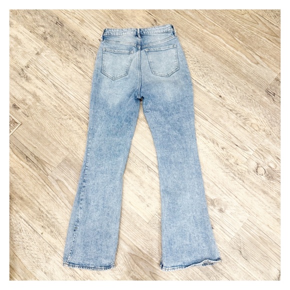 Higher High-Waisted Side-Slit Flare Jeans for Women size 4 - Picture 9 of 13